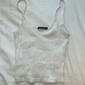 brandy melville crop white shirt